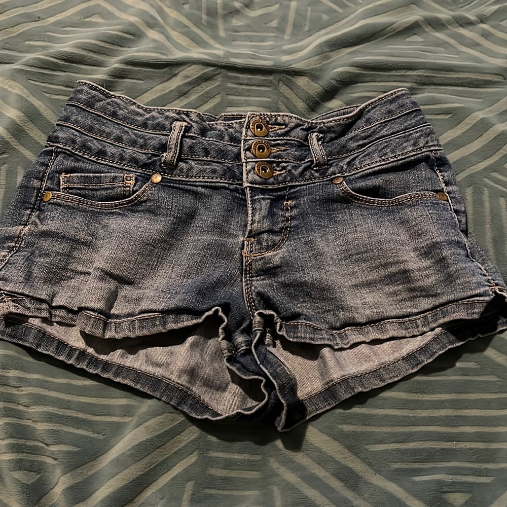 Dark blue jean shorts - size 0 - BlueSpice